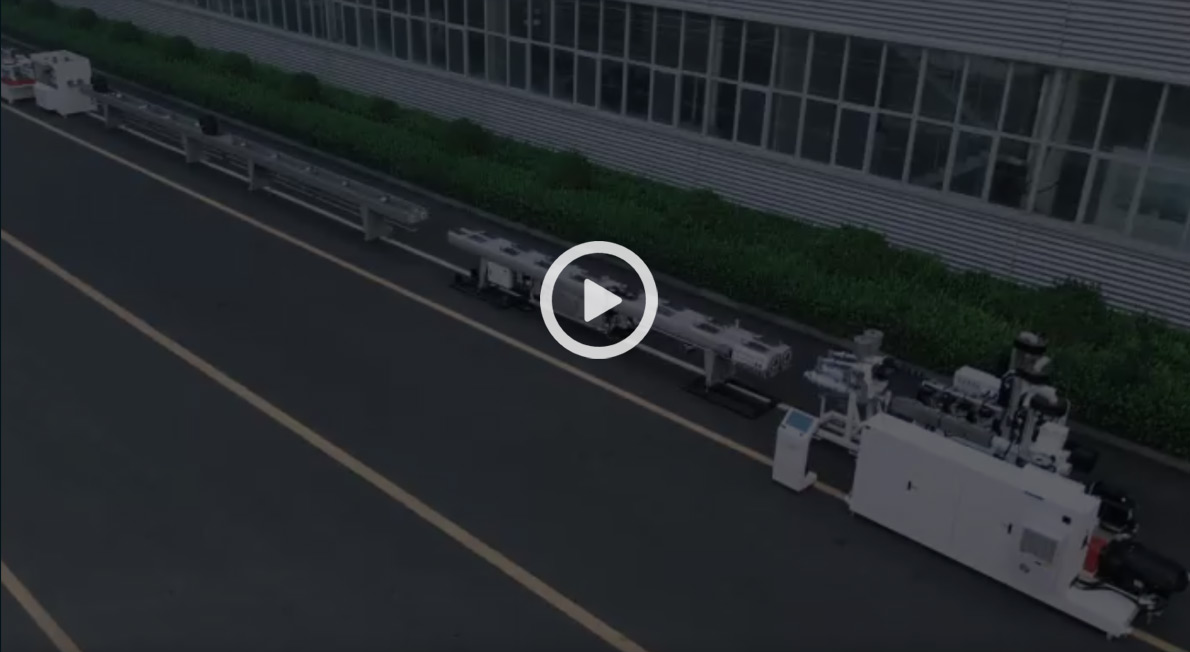 PP-R (Φ20mm-Φ32mm) ABC三層 共擠管材一出二高效擠出生產(chǎn)線